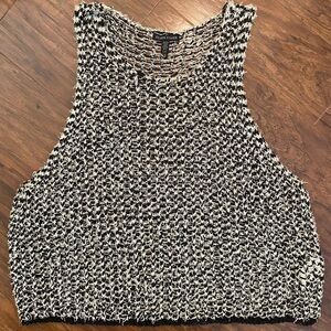 Eileen Fisher open woven Vest Large